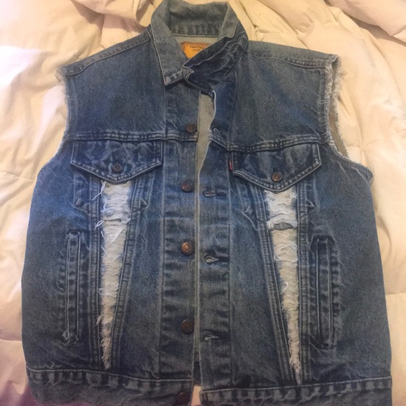 Levi’s Custom Vintage Denim Vest - Picture 1 of 3